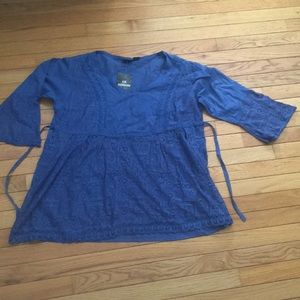 NWT Blue S.R.Fashions Top